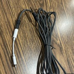 Audio Cable Adapter, 3.5mm Aux to iPhone 