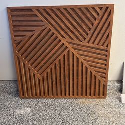 Pine Wood Rustic Wooden Art Piece For Wall 42x42inches