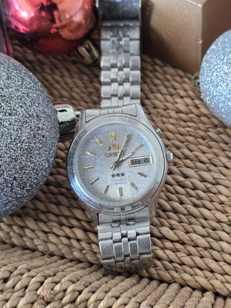 Vintage Orient 3 stars Japan mens watch