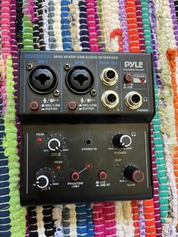 Pyle Audio Interface/ Mixer Model Pad22mxubt 