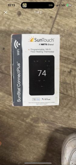 SunTouch SunStat ConnectPlus Wi-Fi Thermostat — Programmable Floor Heating Control