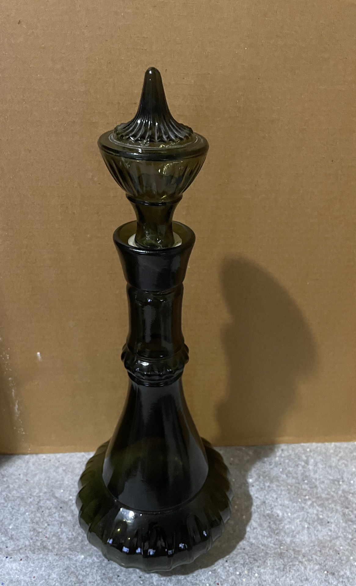 Jim Beam I Dream Of Jeanie Genie Bottle Decanter Smoke Glass - 13.5”