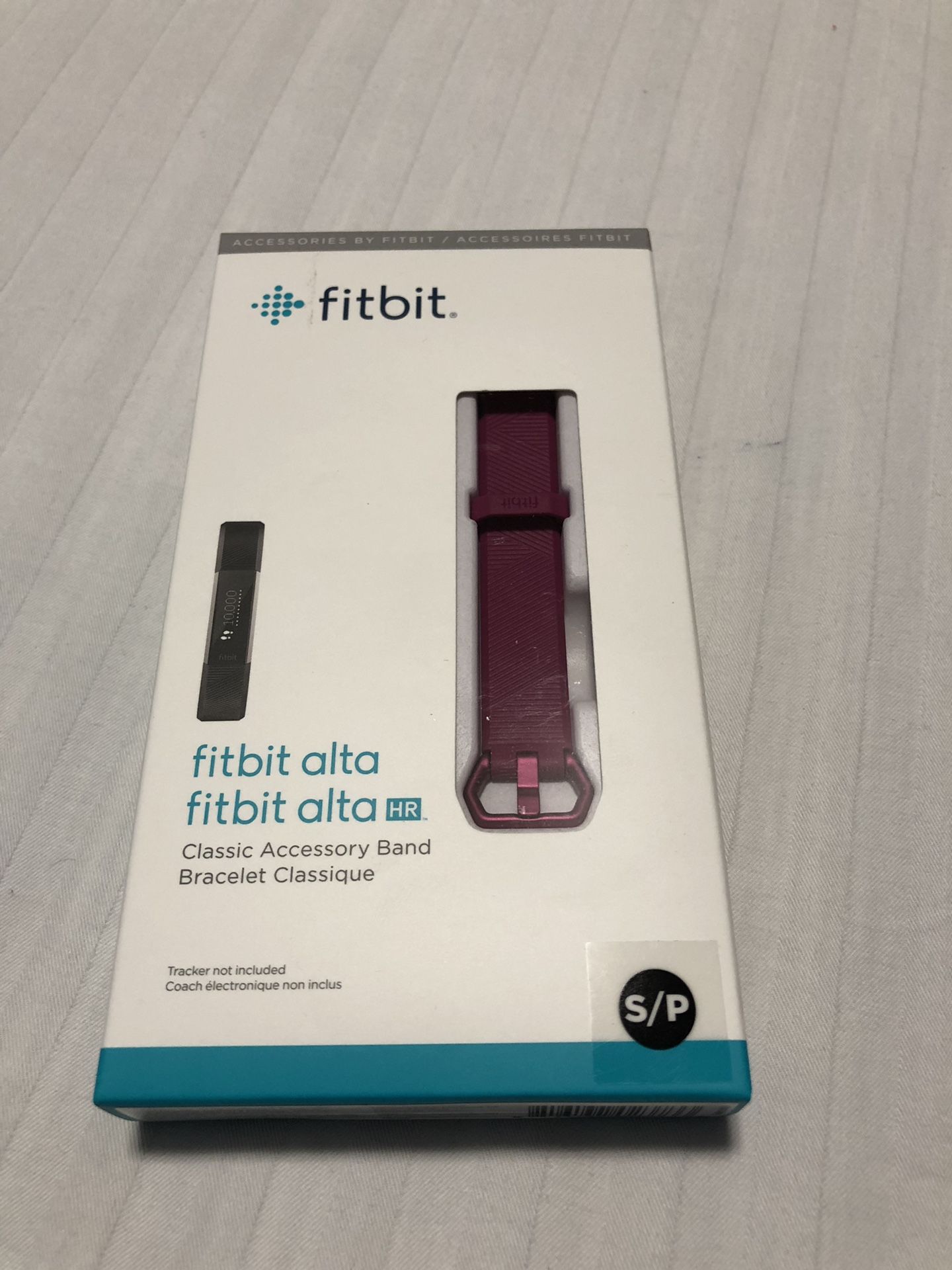 New Fitbit Alta HR Classic Accessory Band Fucshia Size Small