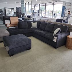 $49 DOWN 2pc Sectional with Chaise BRAND NEW 