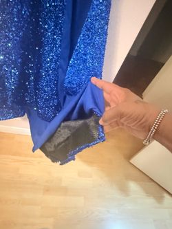 Royal Blue evening gown