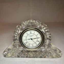 Waterford Crystal Made In Ireland Desk Clock 