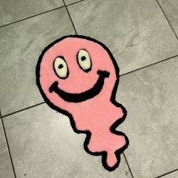 CUSTOM SMILEY DRIP RUG