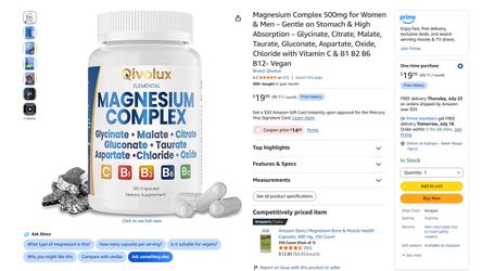 New magnesium complex for women