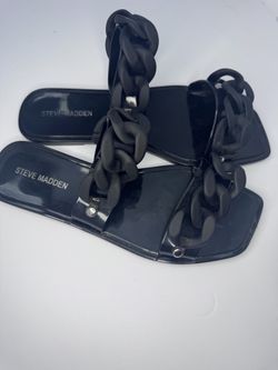 Steve Madden Cuban Link Sandals
