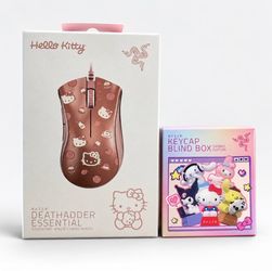 Razer Hello Kitty DeathAdder Gaming Mouse + Sanrio Keycap Blind Box Bundle