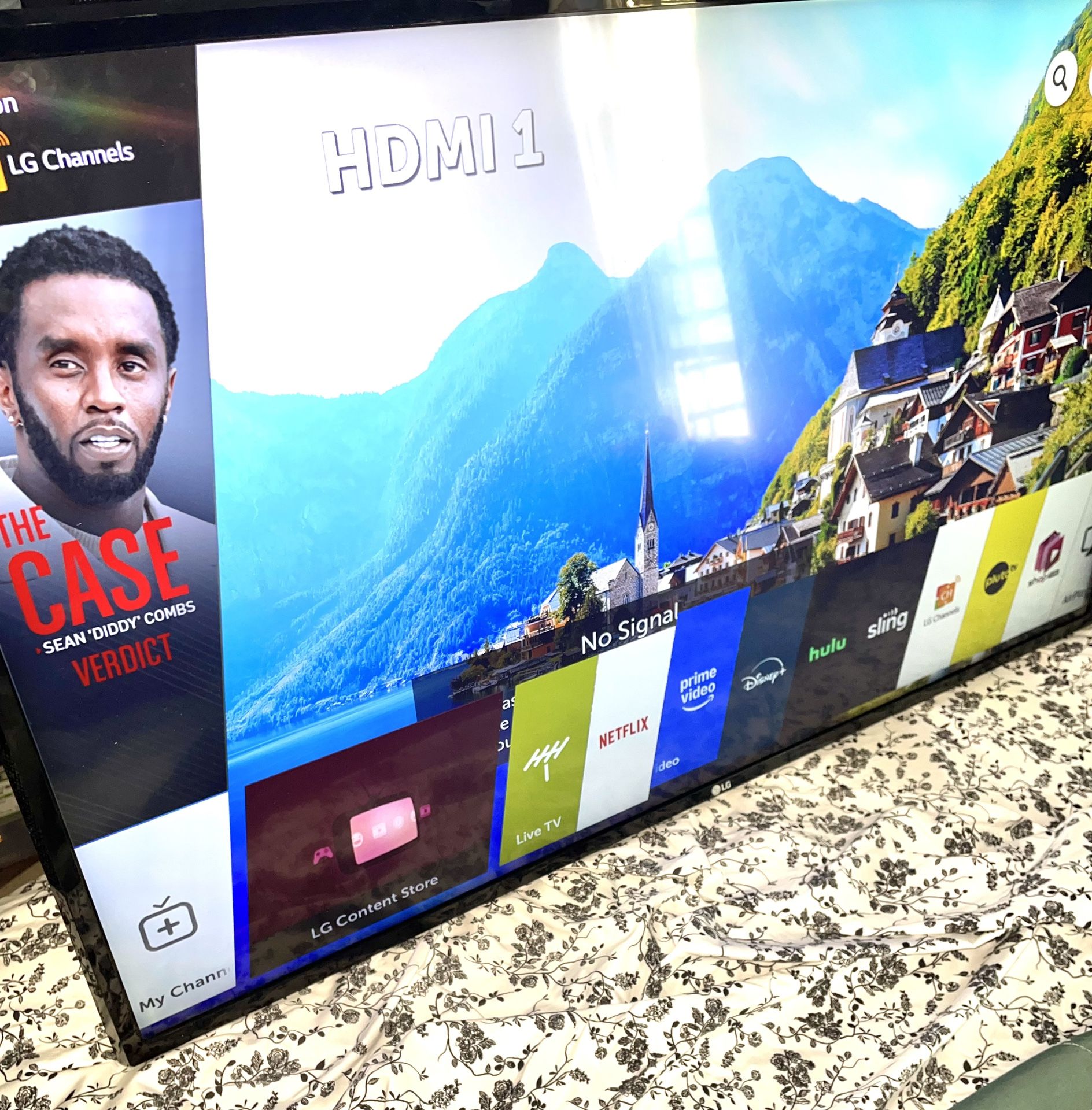 43”LG webOS 4K 2160p UHD Smart Tv WiFi Model 43UK6350