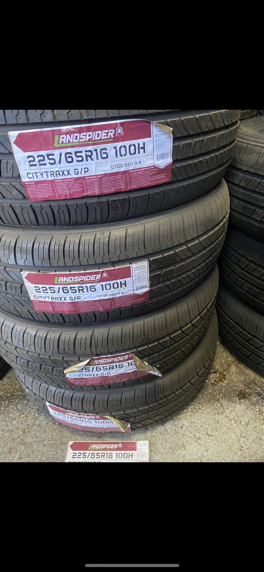225 65 16 New Tires