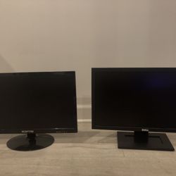 Two 1080p 23" Monitors