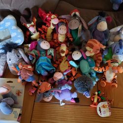 Disney Eeyore and Tigger Stuffed Toys
