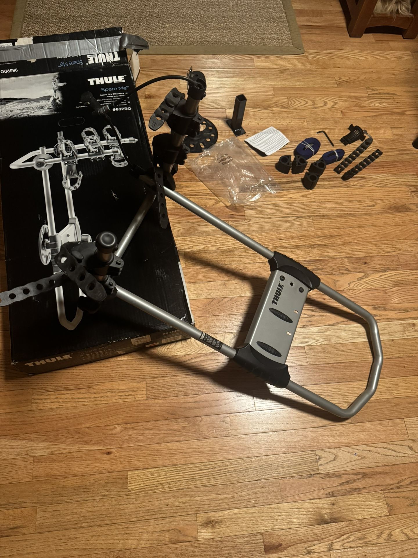 Thule Jeep Spare Tire Mount Bike Rack Locking Rack With Keys