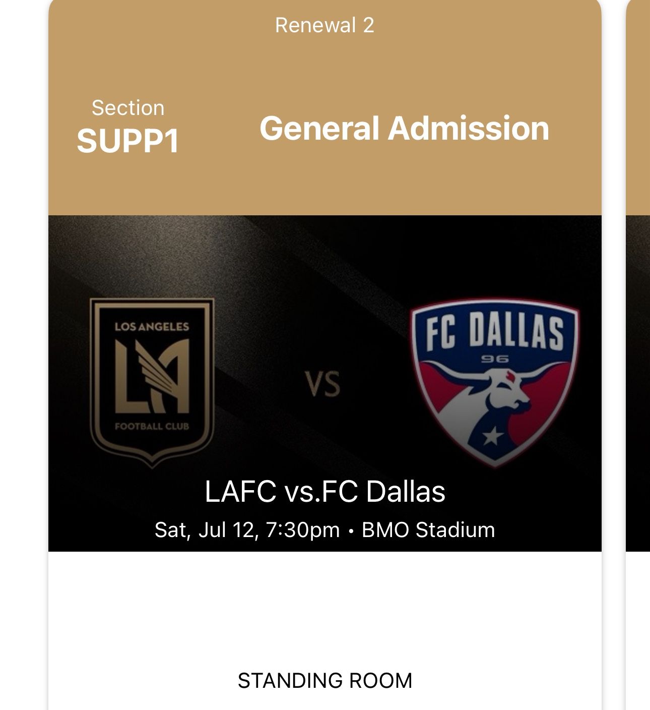 Lafc V Dallas (2 Supporters)