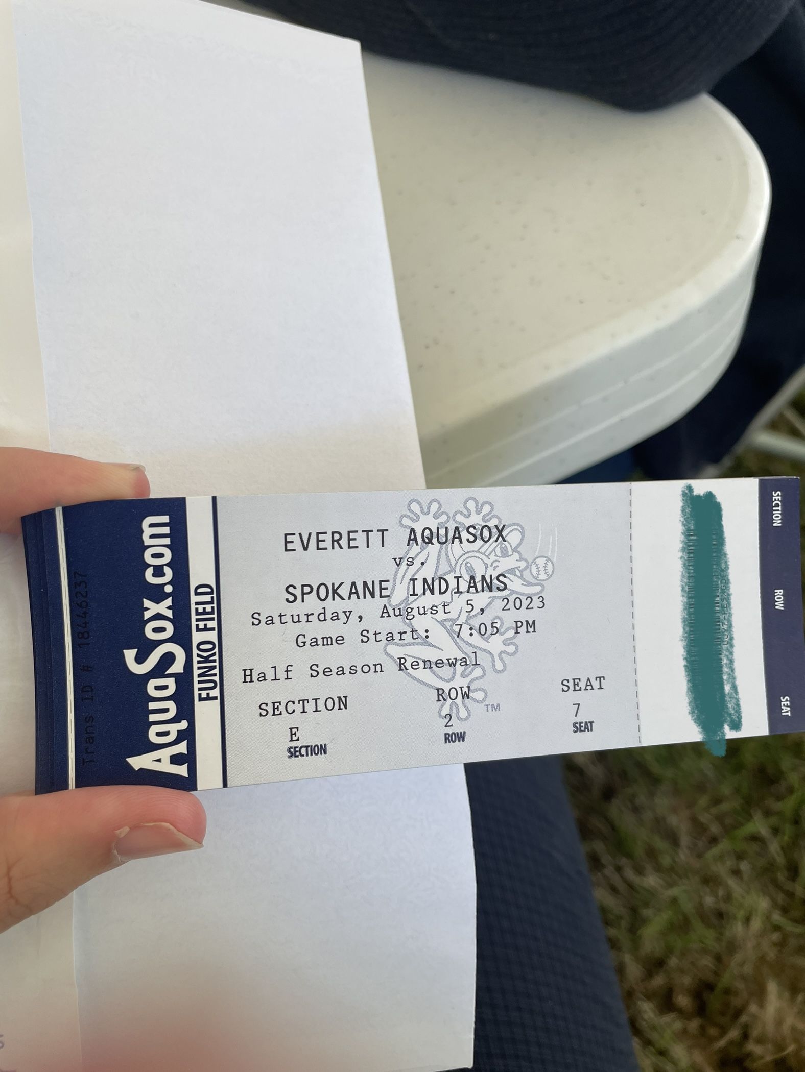 Selling 4 Aquasox Tickets For August 5th
