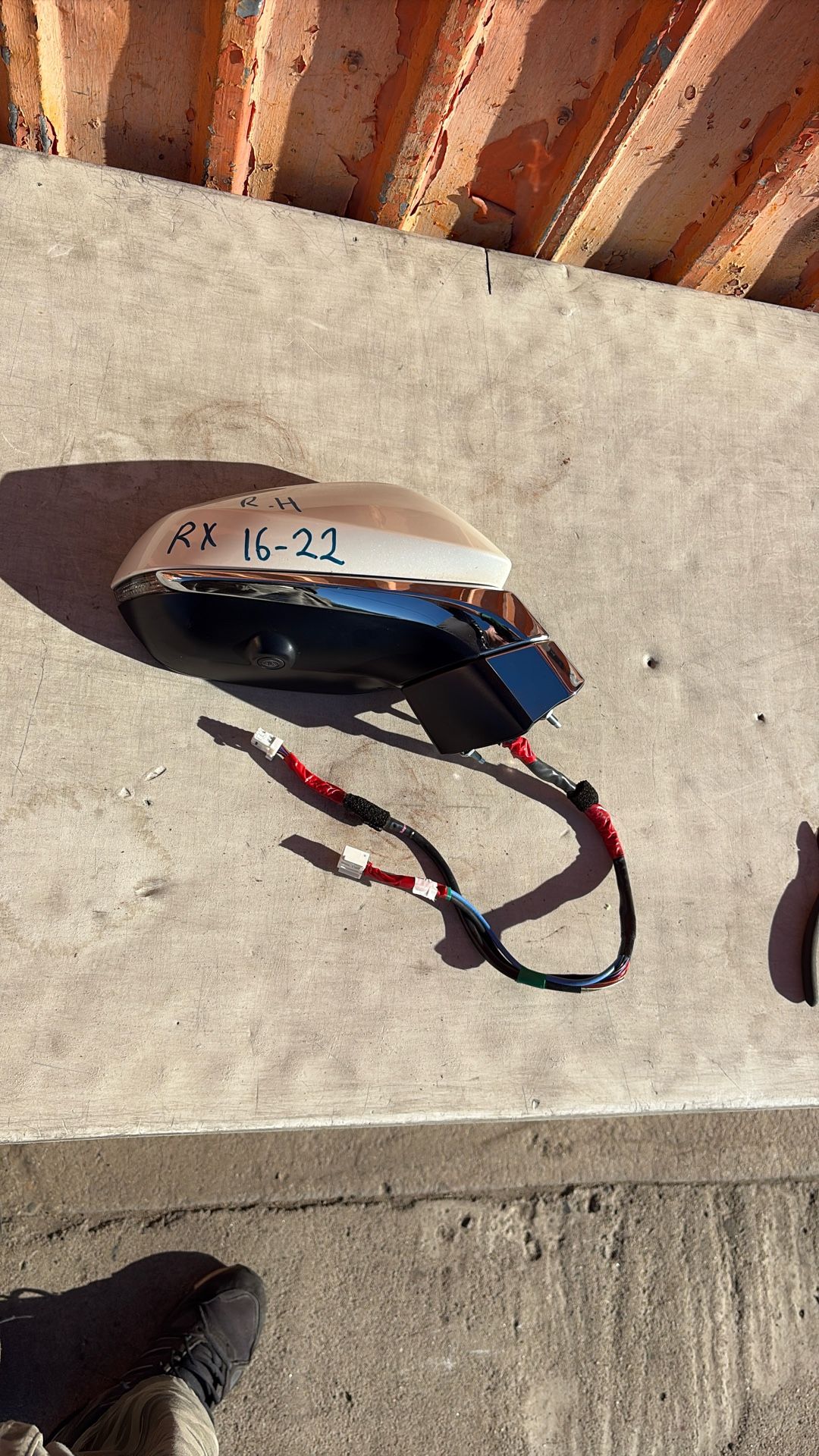 2016-2022 Lexus Rx Mirror Right Side 