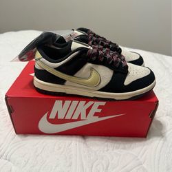 Nike Dunk Low LX Black Team Gold Size 6 NEW