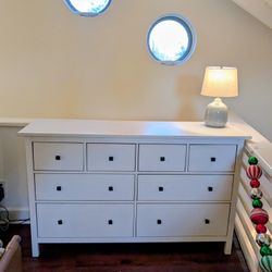 IKEA HEMNES
8-drawer dresser, white stain, 63 x 37 3/4 "