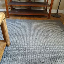 Wooden Tv Stand With Two Drawers And Two Shelves