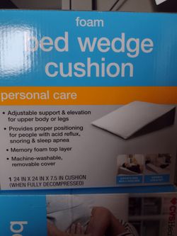Bed wedge cushion