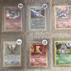 Pokemon Vintage Holos lot