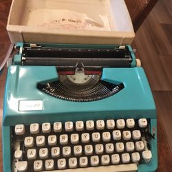 Turquoise Typewriter 