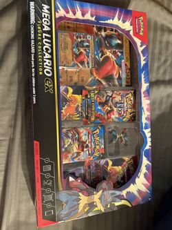 Pokemon Trading Card Games Mega Lucario Ex Figure Box