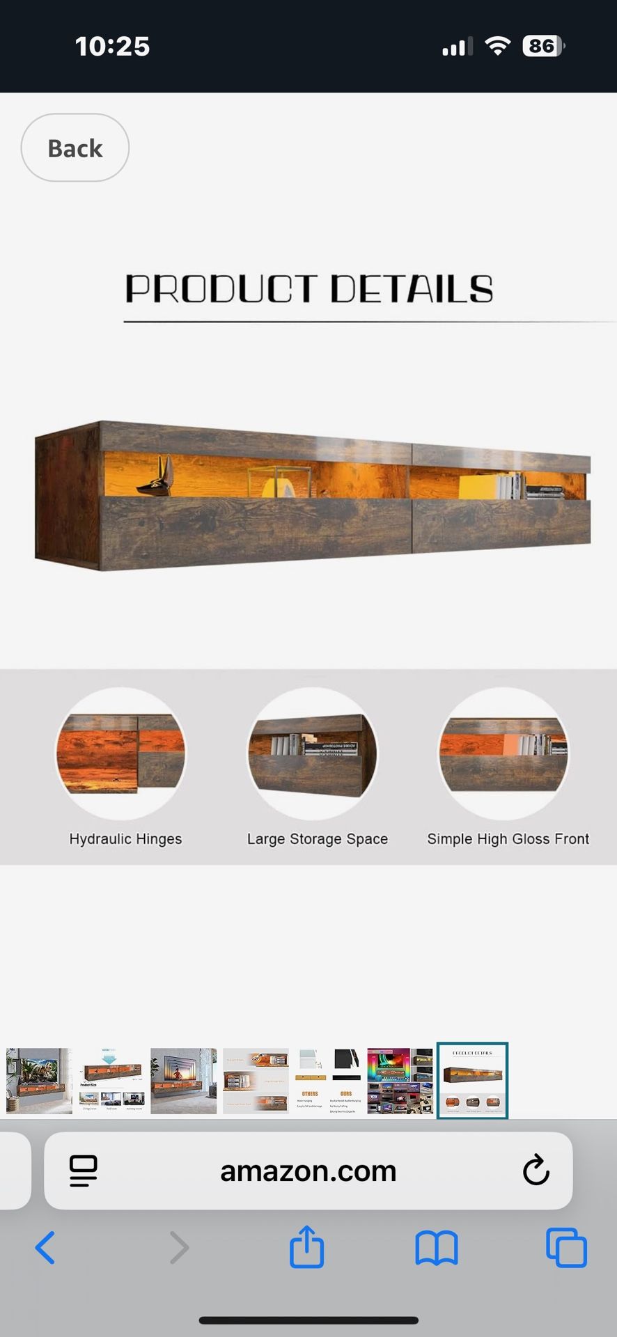 Floating Entertainment Stand
