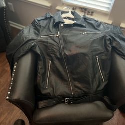 Negan leather Coat* New* 2xl