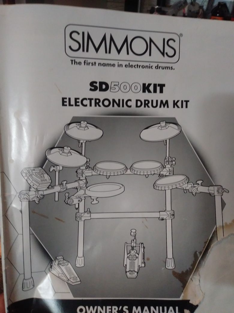 Simmons SD500 Electronic Drums