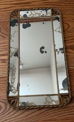 Vintage Mirrored Tray