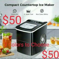 Countertop Ice Maker Machine, 3 COLORS to CHOOSE FROM. Portable Ice Makers  Countertop, Make 26 lbs ice in 24 hrs, for Sale in Rancho Cucamonga, CA -  OfferUp