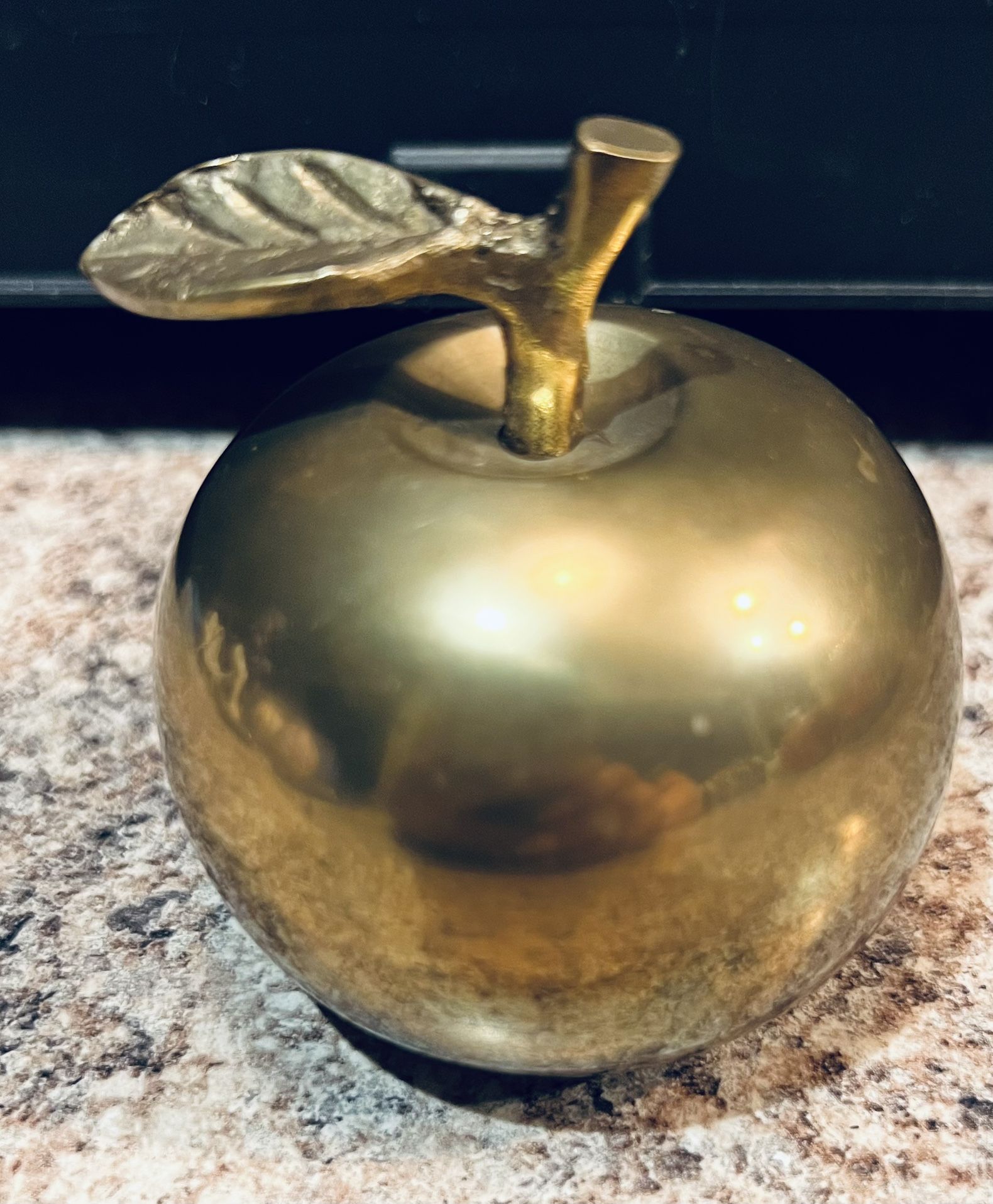 Vintage Brass Apple Bell