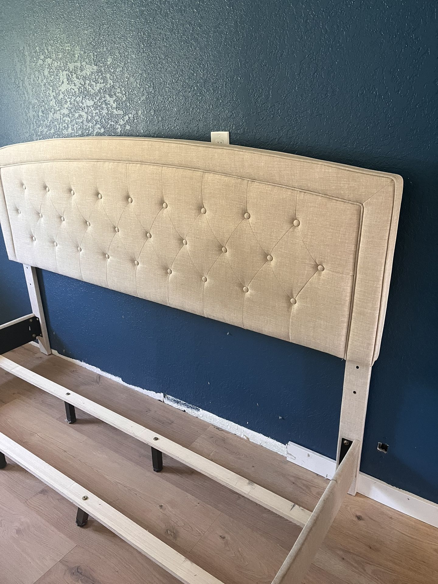 Upholstered King Bed Frame