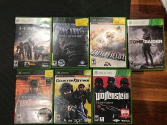 XBOX and XBOX 360 games