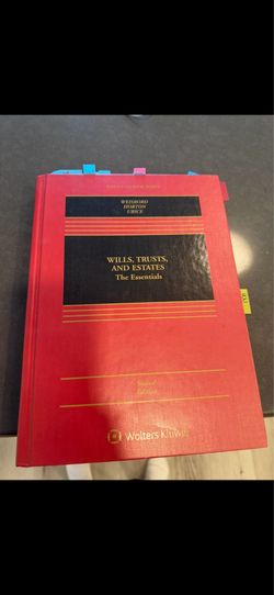 Wills, Trusts, and Estates: The Essentials