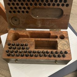 Vintage US Militaria WWI Dog Tag Stamping kit William Feversham