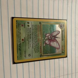 Venomoth 13/64 1st Edition Holo Good Condition