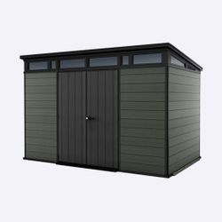 Brand New Keter Cortina 11x7 Storage Shed – Still in Box (Retails $2,159)
