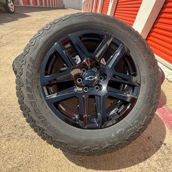 20s Chevy Gmc Trailboss On All Terrain Rims Rines Wheels 6lug Oem