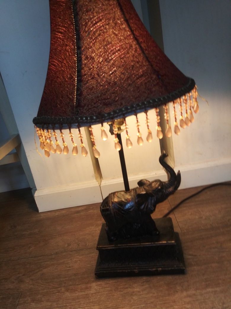 Elephant lamp... Heavy