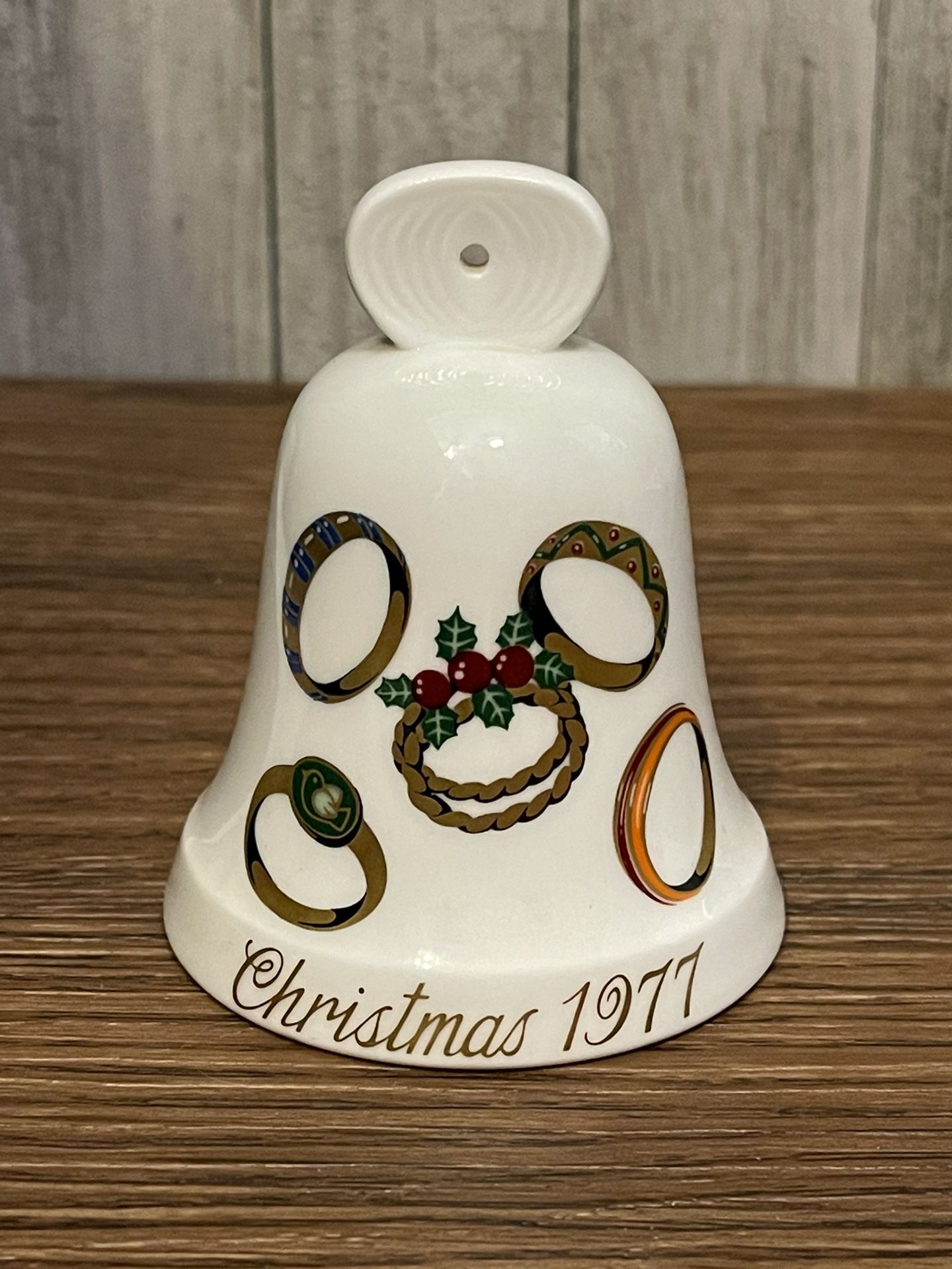 Christmas Bell by Noritake - 1977 - 5 Golden Rings