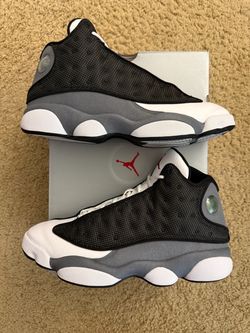 Size 9.5 (Pre owned, comes with original box) - Air Jordan 13 retro black flint