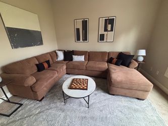 Sectional sofa coach