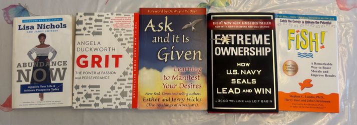 5 Leadership/motivational books bundle