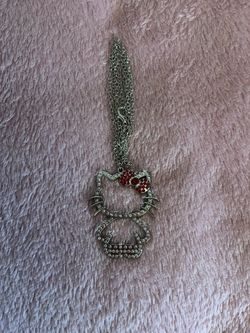 Bedazzled Hello Kitty necklace 