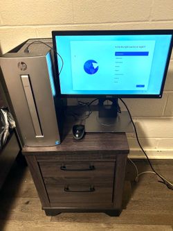 HP Envy Desktop & Dell Monitor Bundle - Ready to Use!