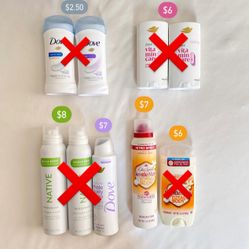 Dove Deodorant 